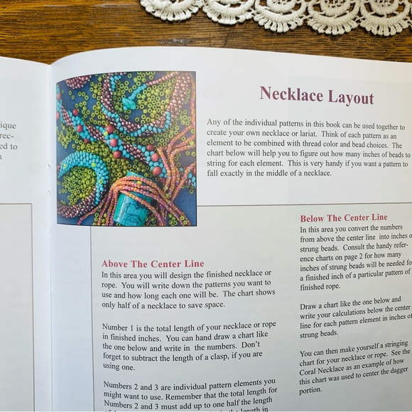 ! Vintage 2002 Beaded Crochet Ropes how-to booklet by Judith Bertoglio-Giffin - Picture 6 of 11